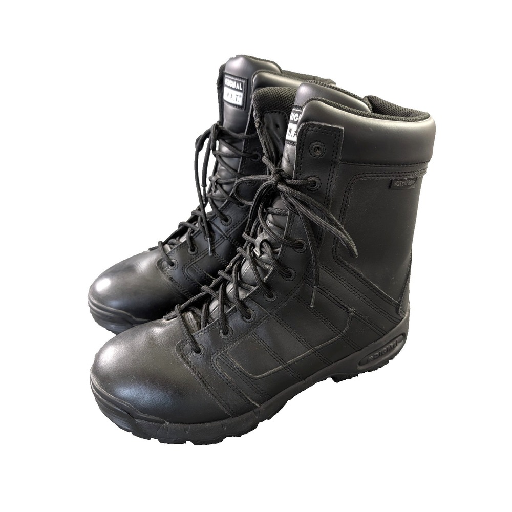 Original SWAT Tactical‎ Boot Mens 13W Black Side Zip Metro Air 9" Waterproof